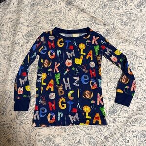 Little Sleepies Alphabet Friends 2T Top